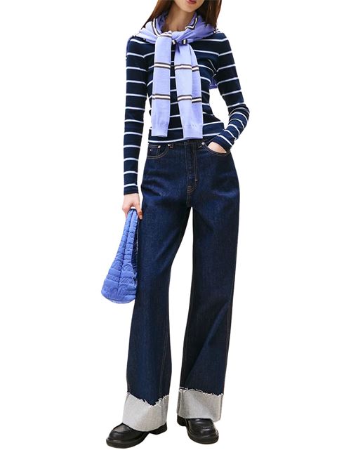 T-shirt manica lunga in cotone elasticizzata Tommy Jeans | DW0DW173870A6